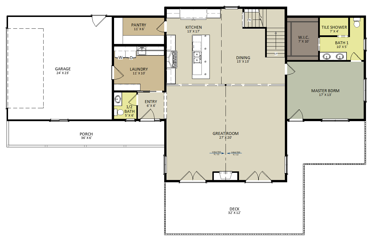 Chippewa First Floor Floor Plan
